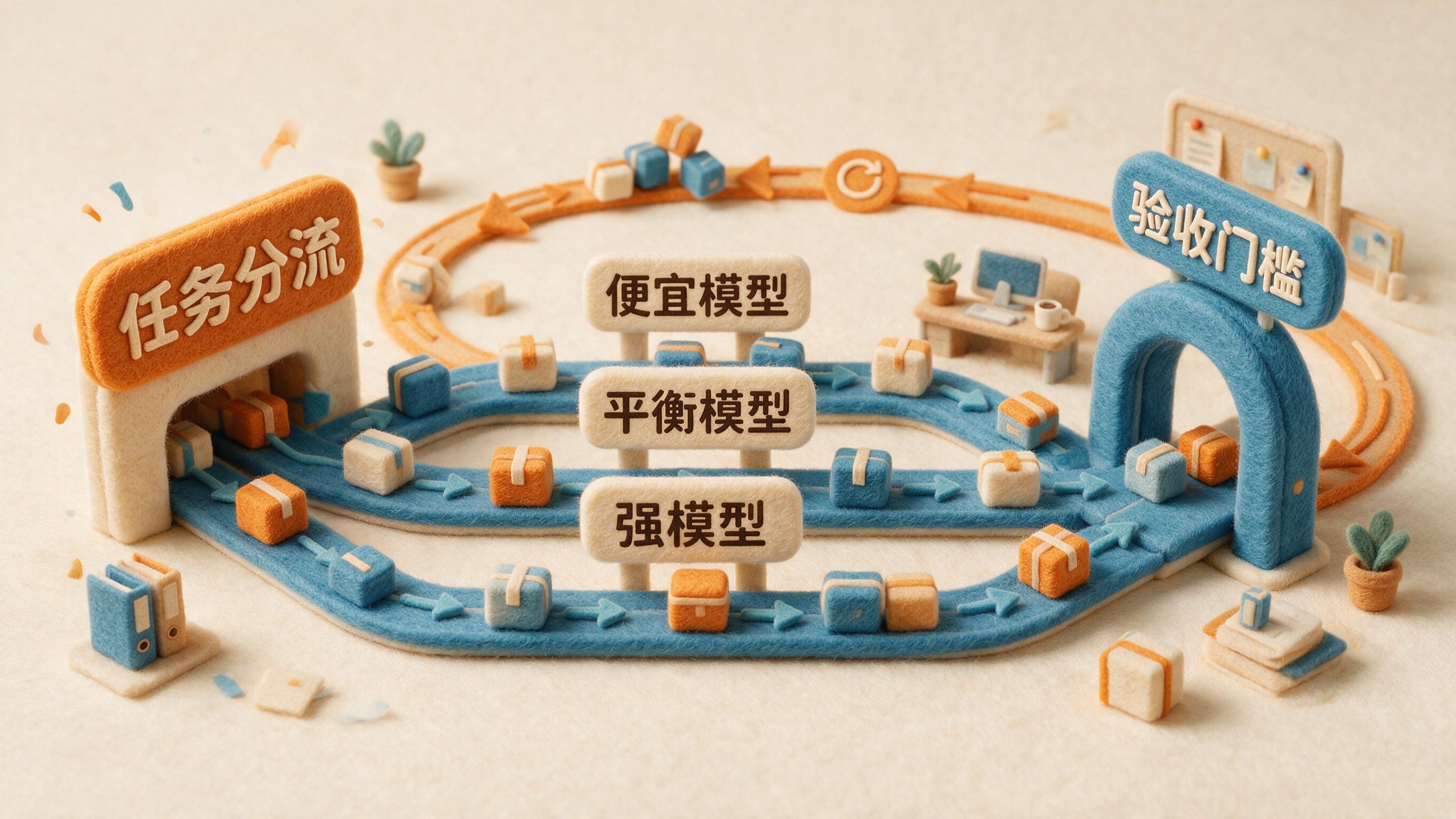 模型分流后仍需经过统一验收门槛